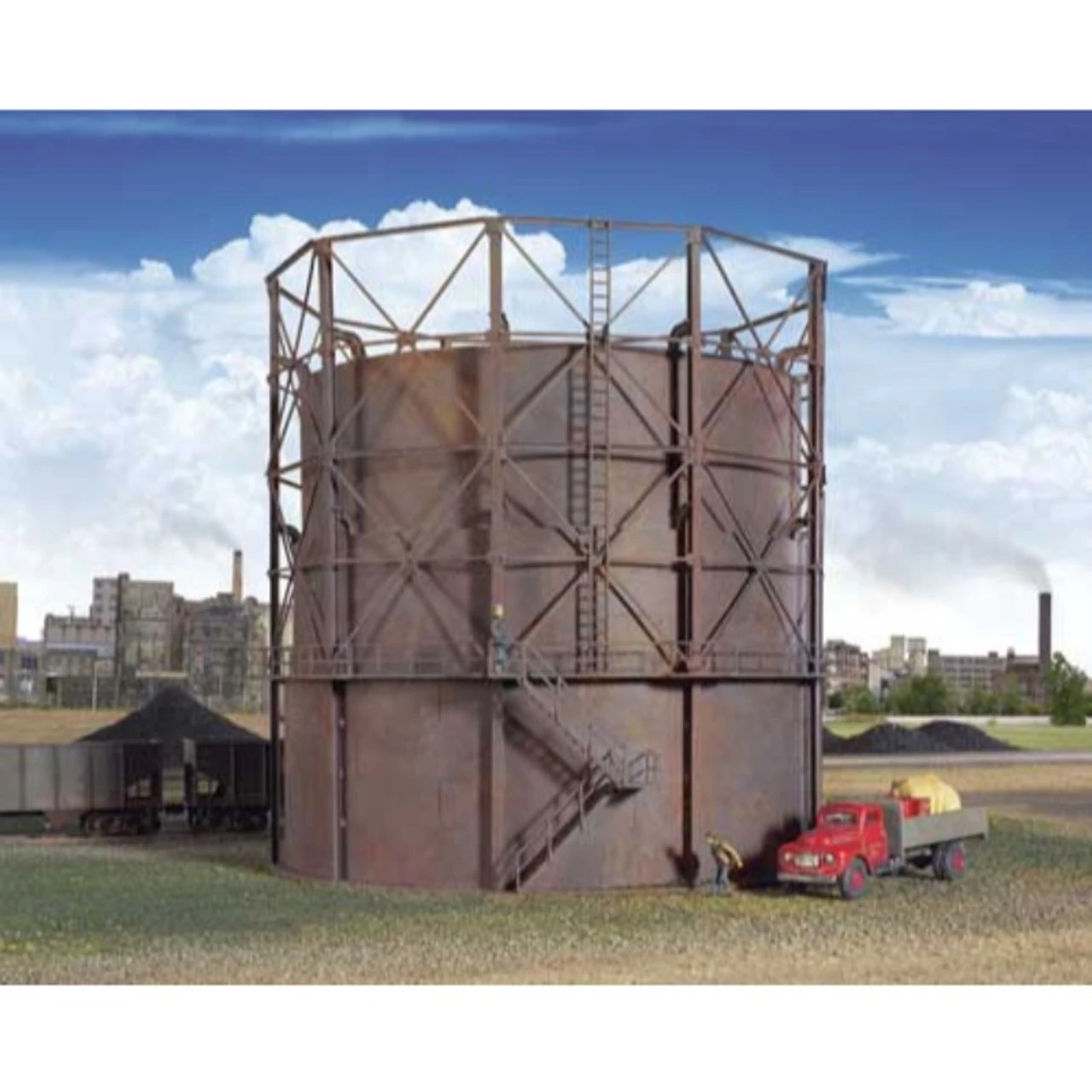 Walthers Cornerstone 933-2907 - Gas Storage Tank Kit - HO Scale 3 Walthers Cornerstone 933-2907 - Gas Storage Tank Kit - HO Scale