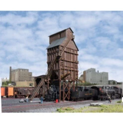 Walthers Cornerstone 933-2922 - Wood Coaling Tower Kit - HO Scale