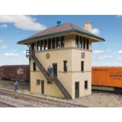 Walthers Cornerstone 933-2983 - ATSF Interlocking Tower - HO Scale