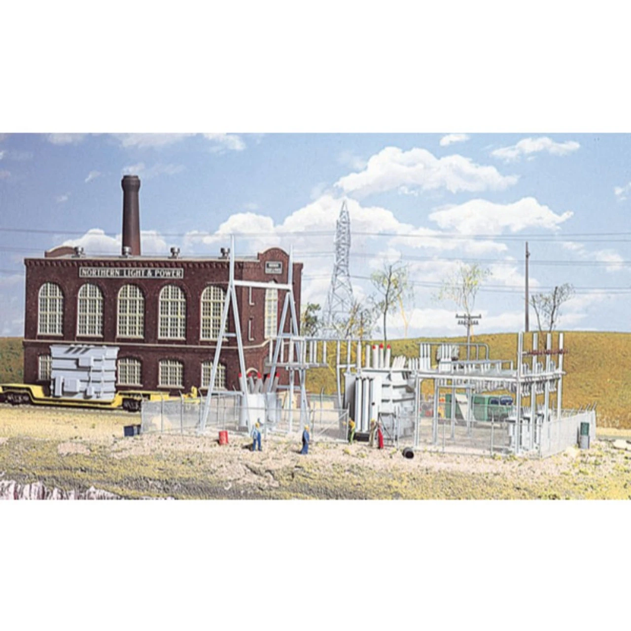 Walthers Cornerstone 933-3025 - NL&P Substation Kit - HO Scale 3 Walthers Cornerstone 933-3025 - NL&P Substation Kit - HO Scale