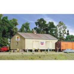 Walthers Cornerstone 933-3529 - Storage Shed On Pilings - HO Scale