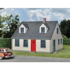 Walthers Cornerstone 933-3776 - Cape Cod House Kit - HO Scale