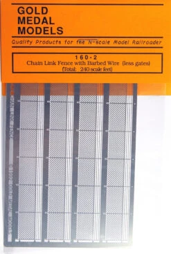 Gold Medal Models 160-2 - Chain Link Fence Extension - N Scale