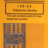 Gold Medal Models 160-43 - Telephone Booths (2)- N Scale 2 Gold Medal Models 160-43 - Telephone Booths (2)- N Scale -Atlarns Store GMM 160 43 Telephone Booths 31711.1671411116