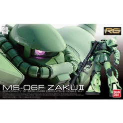 Bandai 2137102 - RG #004 MS-06 Zaku II (Green) - 1:144 Scale