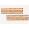 Blair Line 022 - Wood Grade Crossing Pkg(2) -- Two Lane - Nn3 Scale Kit -Atlarns Store blr022 55352.1671410882