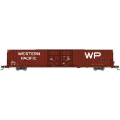 Bluford Shops 86681 - PS 86' Auto Parts Double Door Boxcar Western Pacific (WP) 86077 - N Scale