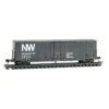 Micro-Trains Line 18100260 - 50' Plug Door Boxcar W/o Roofwalk Norfolk & Western (NW) 56447 - N Scale -Atlarns Store mtl18100260 07331.1678401204