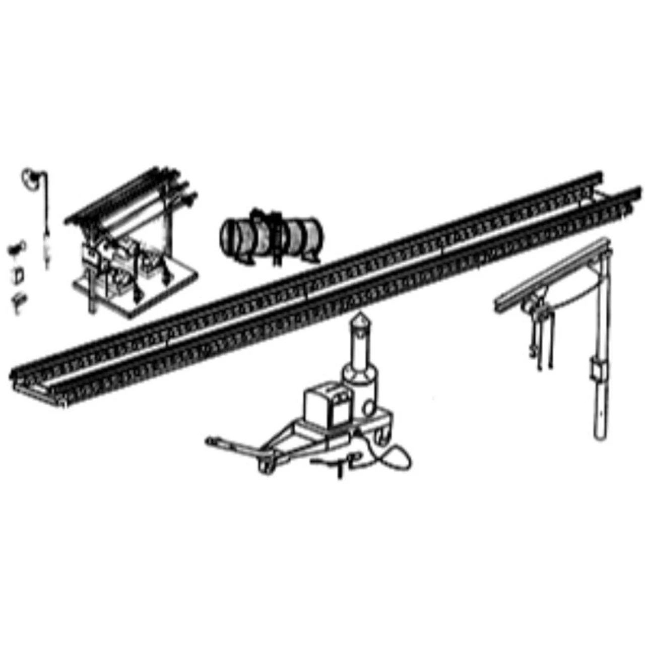 Stewart Products 211 - Diesel Service Facility - HO Scale Kit 3 Stewart Products 211 - Diesel Service Facility - HO Scale Kit