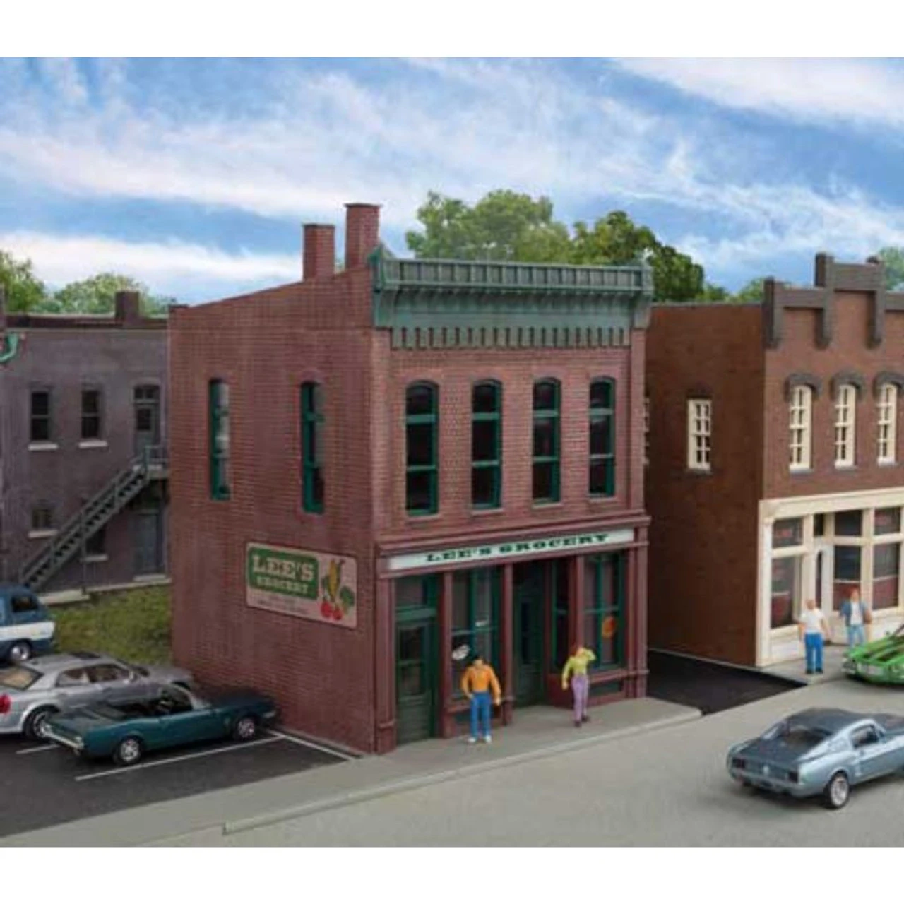 Walthers Cornerstone 933-3666 - Lee's Grocery Store - HO Scale Kit 3 Walthers Cornerstone 933-3666 - Lee's Grocery Store - HO Scale Kit