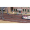 Walthers Cornerstone 933-4097 - Brick Craneway Base And Street (3 Pack) - HO Scale Kit -Atlarns Store wal933 4097a 66703.1645224543
