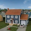 Walthers Cornerstone 933-4153 - Colonial House - HO Scale Kit -Atlarns Store wal933 4153 40193.1684417522
