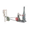 Woodland Scenics #229 - Steam Engine & Hammer Mill - HO Scale Kit -Atlarns Store woo229a 77037.1645224798